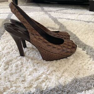 BCBGMaxAzria brown pumps